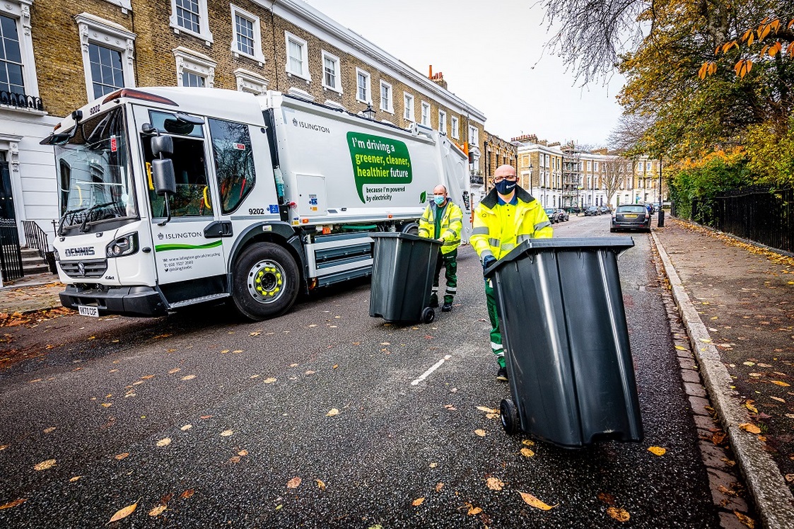 Islington, The eCollect refuse truck being used in Islington by Neil Spence and James Cullen (Copy).jpg